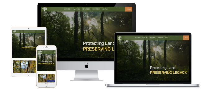 web mockup all screens white